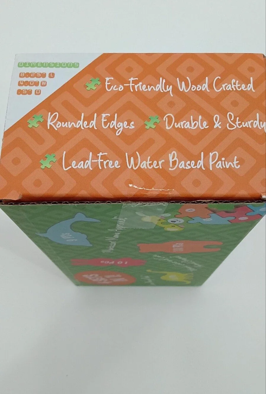 NEW Open Box Montessori Mama 4 Pack Wooden Toddler Animal Puzzles Learning Toy